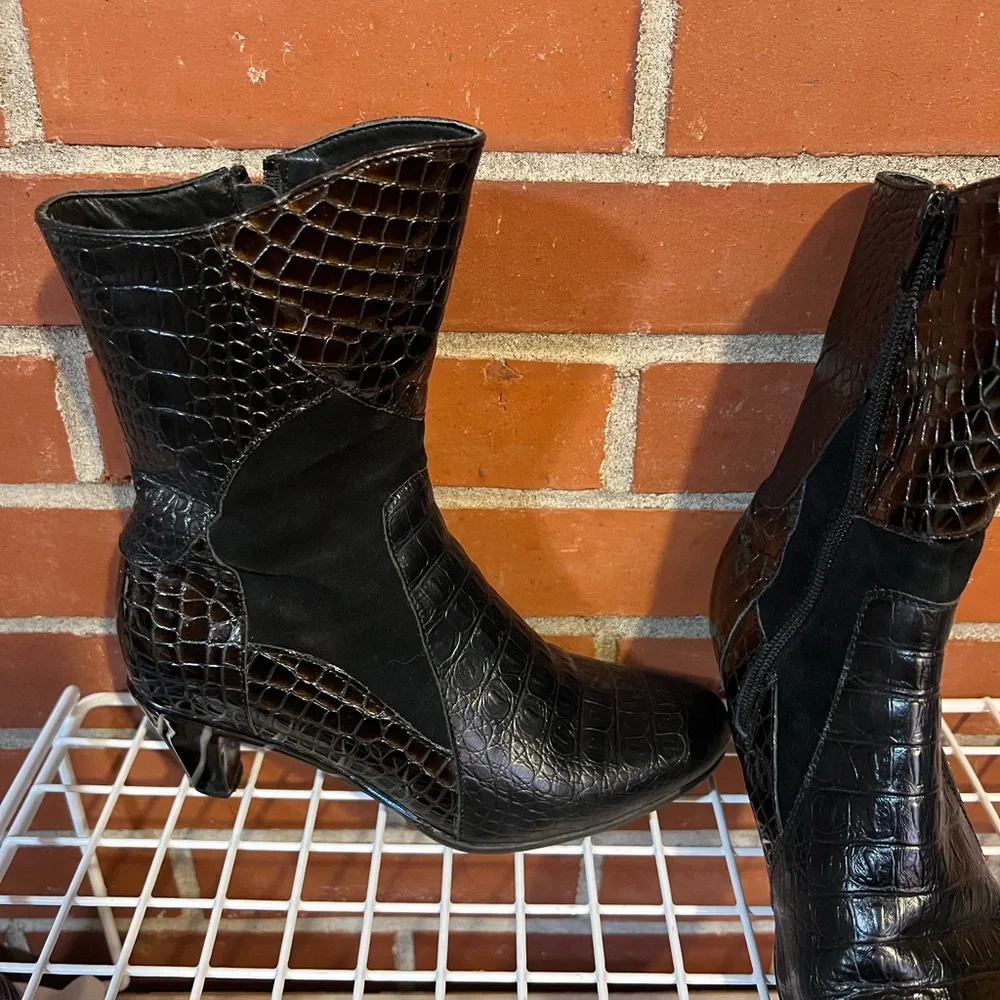 Black Elle comfort Ankle Boots